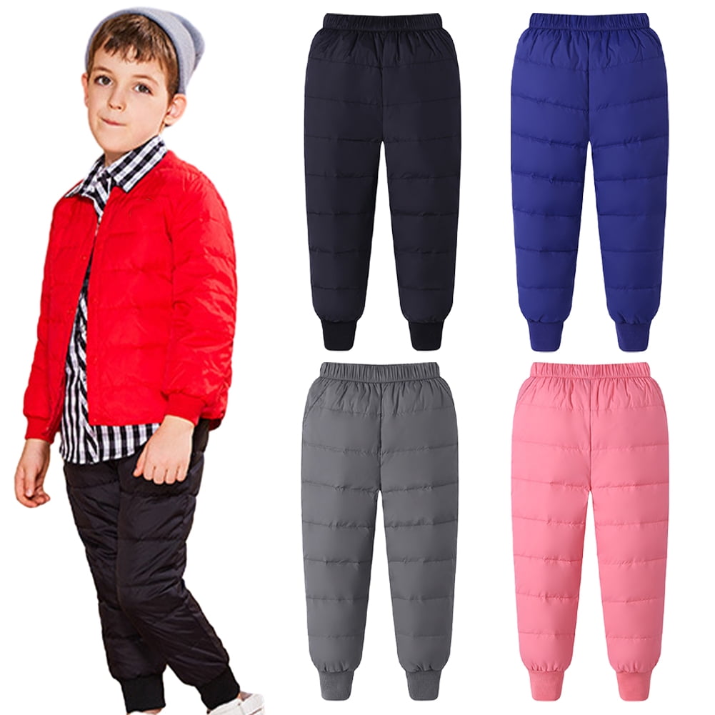 Winter Children's Pants Kids Down Pants For Baby Boys And Girls Casual  Winter Pant Children Warm Trousers For 2-7 Years Kids - Kids Pants & Capris  - AliExpress